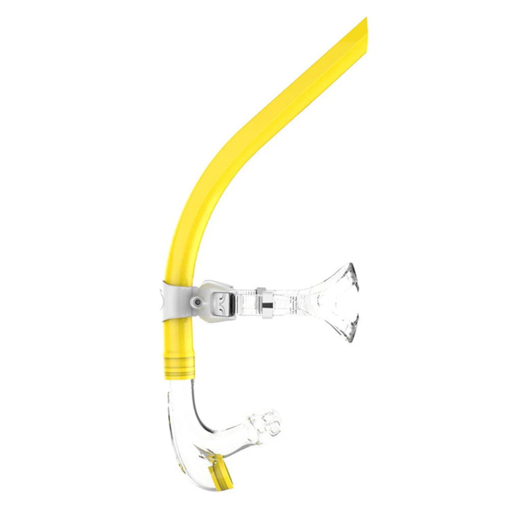 Front Head Silicone Snorkel Tube – Comfortable Breathing Trainer for Diving, Scuba, and Swimming Practice with Underwater Performance Focus