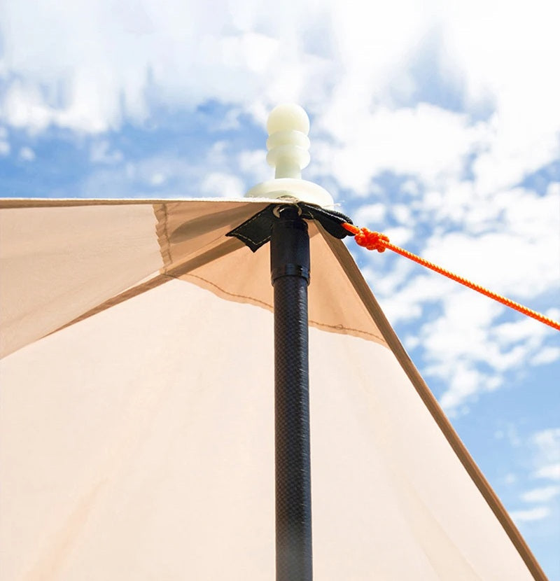 Carbon Fiber Telescopic Tarp Poles – Ultralight Adjustable Tent Supports for Outdoor Camping, Shelters, and Hiking Awnings