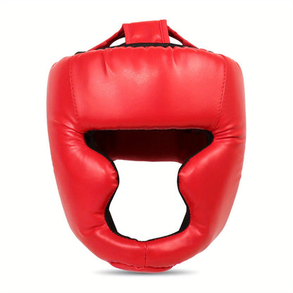 Adjustable Boxing Headgear Safety Helmet – Full-Coverage Sparring Protection for MMA, Kickboxing & Boxing Training