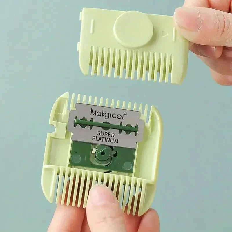 Bangs Hair Trimmer Comb - 2-in-1 Hair Razor Comb Tools