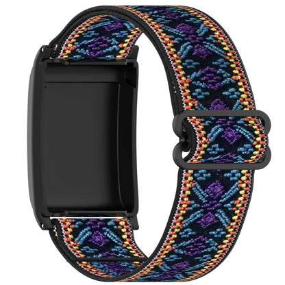 Nylon Braided Sport Band for Whoop 5.0/4.0 – Elastic Replacement Strap, Sweat-Resistant and Adjustable Fitness Wristband for Sports, Training, and Active Lifestyle