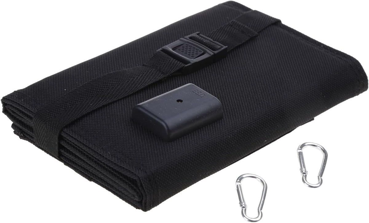 Foldable Solar Panel Charger – 70W/40W Waterproof Portable Power Bank with USB Output for Phones, Outdoor Camping & Emergency Use