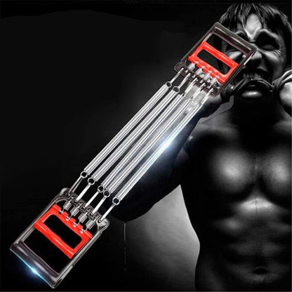 Men’s Spring Chest Expander – Stainless Steel Gym Equipment for Muscle Strength Training, Arm Pulling & Upper Body Workout Power