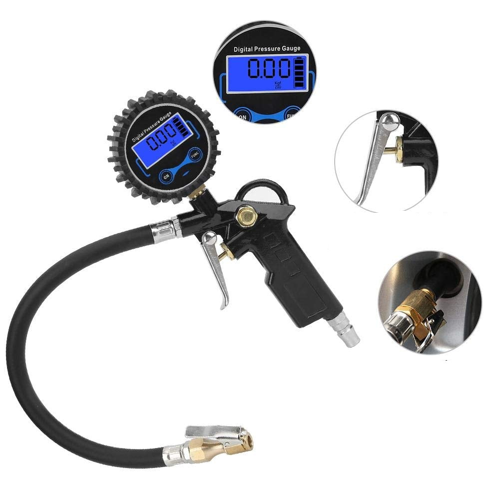 Digital Tire Pressure Gauge with LED LCD – High‑Precision Night Vision Inflator Tool for Cars, SUVs and All Vehicle Maintenance Needs