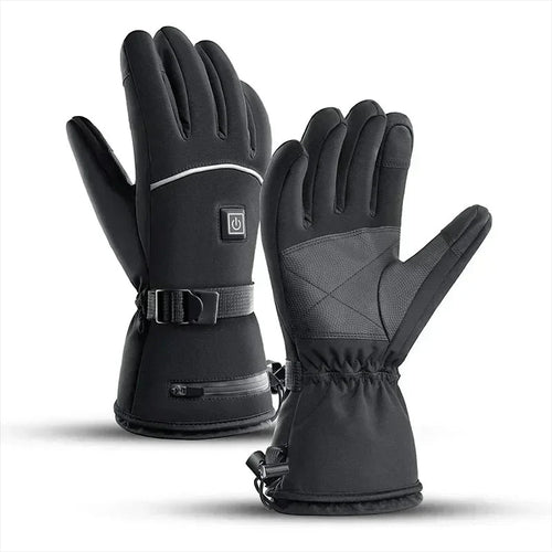 Heated Motorcycle Gloves – Waterproof Winter Riding Gear with Rechargeable Battery, Touchscreen Function, and Superior Thermal Protection