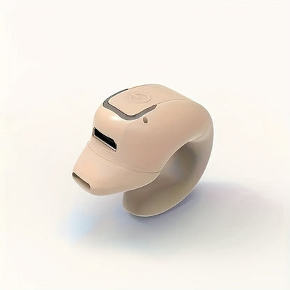 Clip-On Wireless Earbuds – Noise Cancelling Bluetooth Headphones with Panoramic Sound for Sports and Travel
