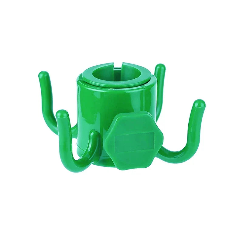 Beach Umbrella Hook with Four Prongs – Multi-Hanger Rack for Towels, Bags, Hats, Sunglasses on Outdoor Camping Trips & Vacations