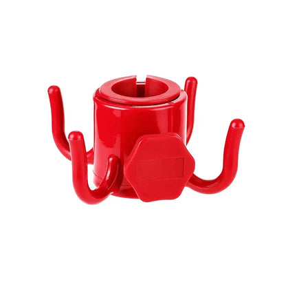 Beach Umbrella Hook with Four Prongs – Multi-Hanger Rack for Towels, Bags, Hats, Sunglasses on Outdoor Camping Trips & Vacations
