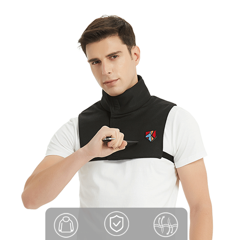 High Neck & Chest Protector – Cut, Slash, and Stab-Resistant Self-Defense Gear for Personal Safety, Tactical Use & Protection