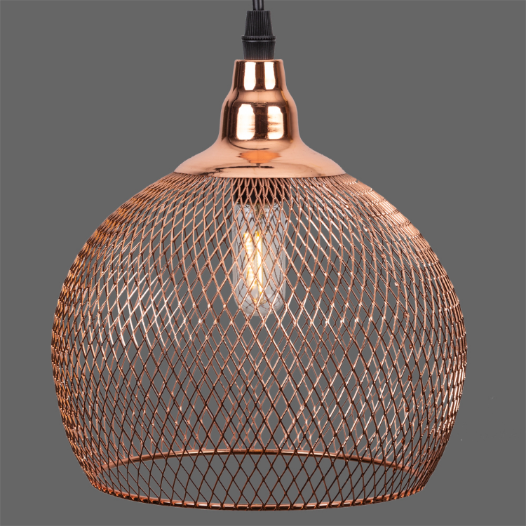Nordic Modern Bird Cage Chandelier – Elegant Rose Gold Light Fixture for Dining Rooms, Living Rooms, Bars, and Walkways