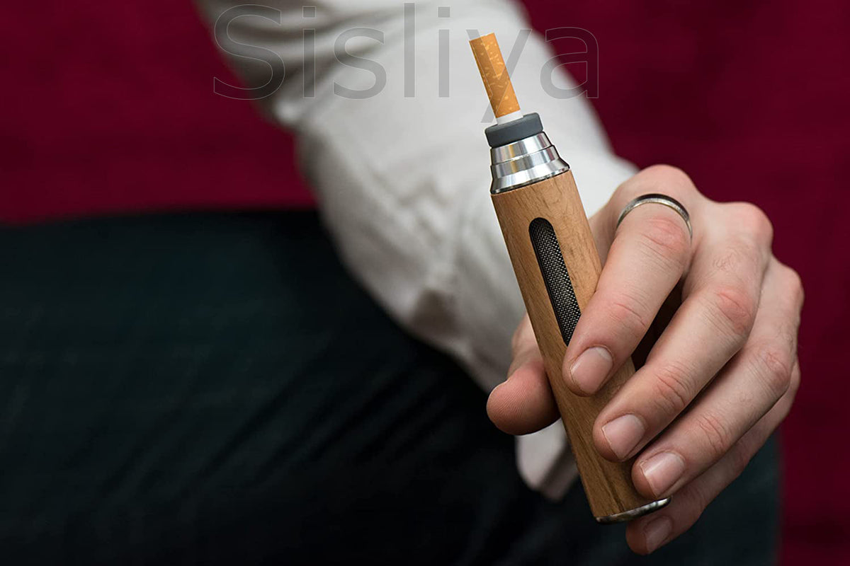 Creative Car Ashtray with Lid – Dust-Free Interior Decoration Ash Holder with Wood Design Anti-Soot Flying Accessory