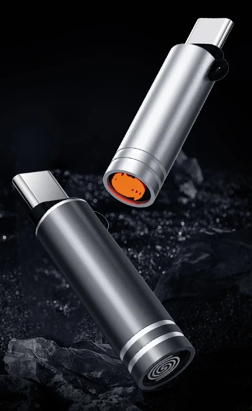 Type-C Mini Cigarette Lighter – Battery-Free Portable Electric Lighter Approved for Air Travel and Everyday Carry