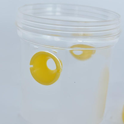 Clear Plastic Outdoor Insect Trap – Transparent Fruit Fly and Wasp Catcher with Lid for Easy Monitoring