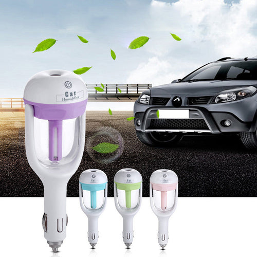 Car Mini Air Freshener Diffuser – 12V 50ML Aromatherapy Humidifier and Air Purifier for Fresh, Relaxing Drives