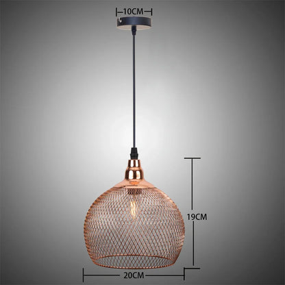 Nordic Modern Bird Cage Chandelier – Elegant Rose Gold Light Fixture for Dining Rooms, Living Rooms, Bars, and Walkways