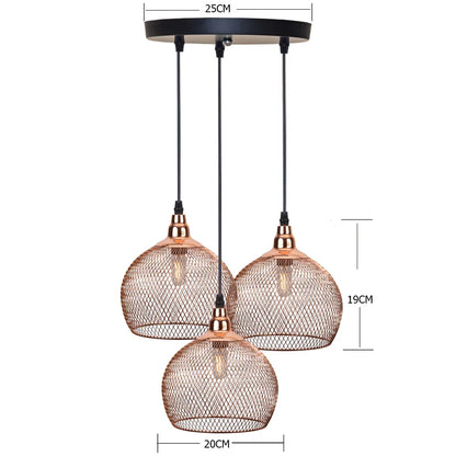 Nordic Modern Bird Cage Chandelier – Elegant Rose Gold Light Fixture for Dining Rooms, Living Rooms, Bars, and Walkways