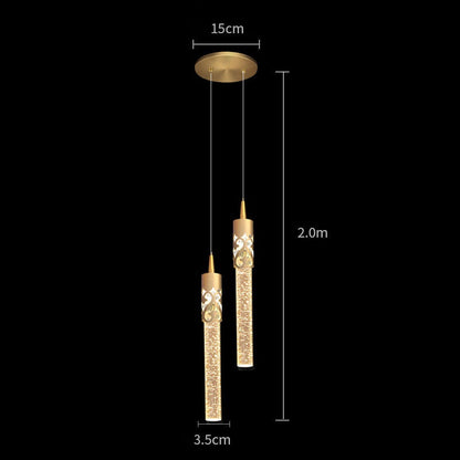 Modern Ceiling Crystal Chandelier Pendant Lamp – Hanging Light for Living Room, Kitchen, or Bedroom, Sparkling Bedside Home Décor