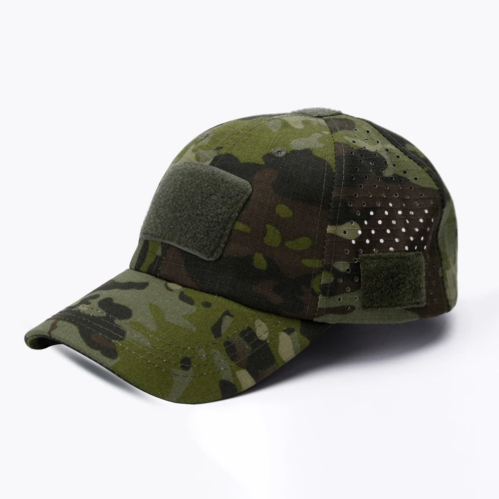 Men’s Camouflage Baseball Cap – Breathable UV Sun Hat for Hunting, Hiking, Fishing, Beach Sports & Outdoor Protection