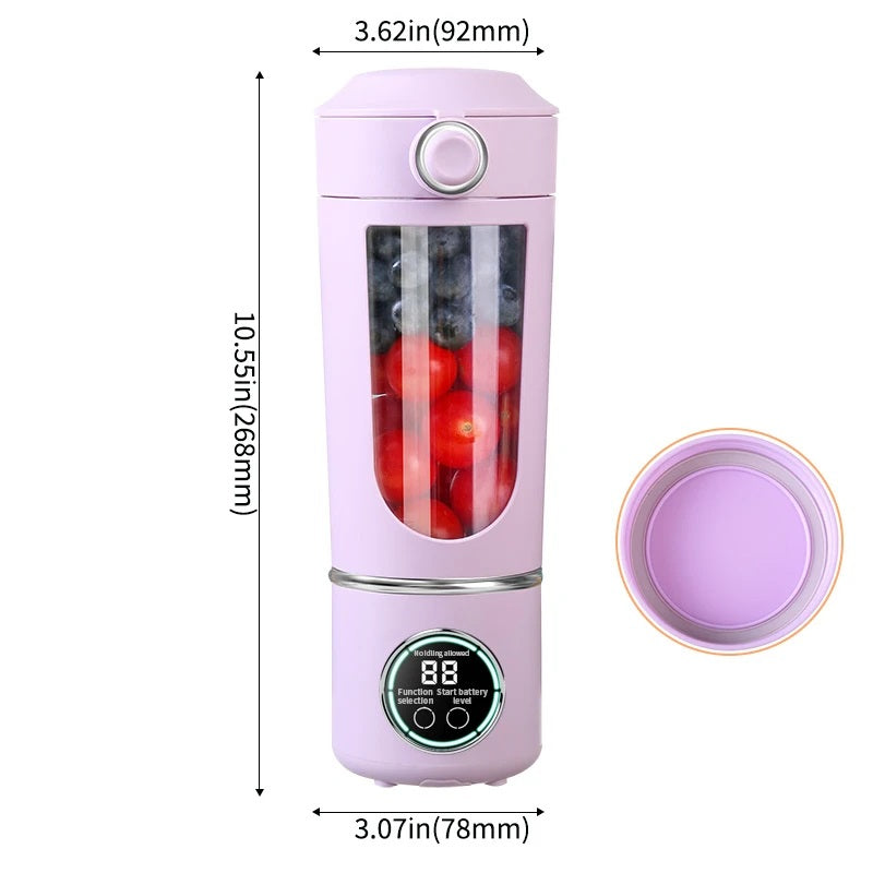 Portable Juice Blender Bottle – 700ML Durable 2-in-1 Smoothie Maker with Steel Blades for Shakes and On-the-Go Energy