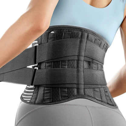Adjustable Back Brace for Pain Relief – Breathable Lumbar Support Belt for Herniated Disc, Sciatica, and Scoliosis Recovery