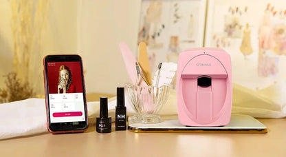 Smart Nail Printer – 3D Portable WiFi DIY Nail Art Machine, 2400DPI High-Resolution Design for Home or Professional Nail Salon Use
