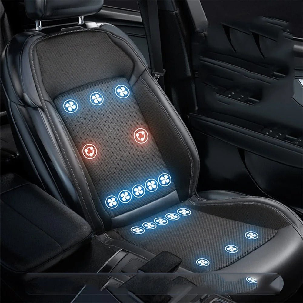 Airflow Comfort Ride Car Seat - Ventilated Seats Cushion with Car Seat Cooler and Massage