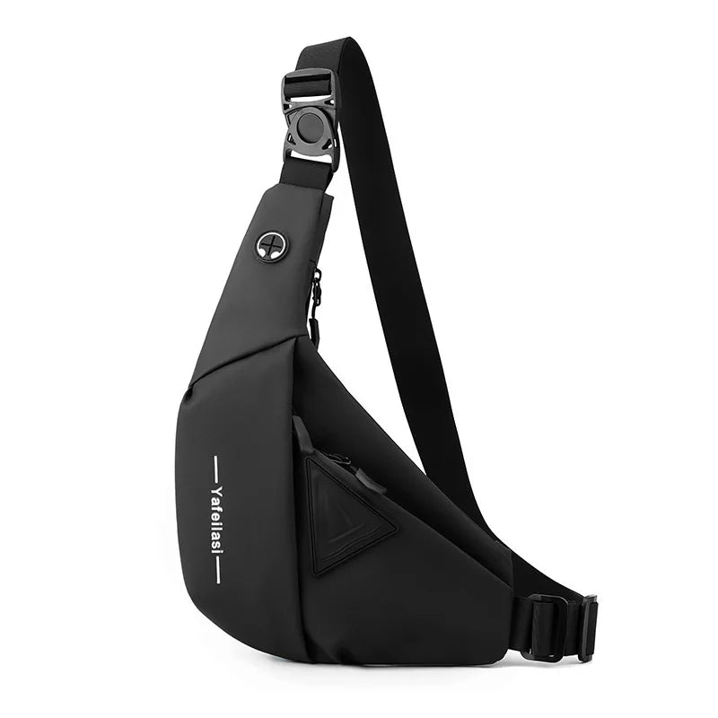Compact Anti-Theft Crossbody Sling Chest Bag for Men – Travel Shoulder Bag for Phones, Wallets, and Everyday Essentials