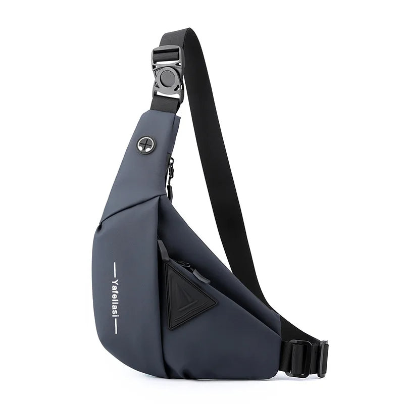 Compact Anti-Theft Crossbody Sling Chest Bag for Men – Travel Shoulder Bag for Phones, Wallets, and Everyday Essentials