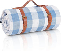 Blue White Grids