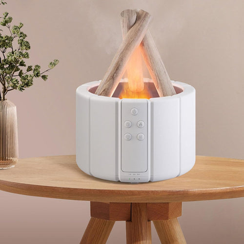 Bonfire Humidifier Campfire Diffuser – Aromatherapy Essential Oil Diffuser for Home, Bedroom, and Office