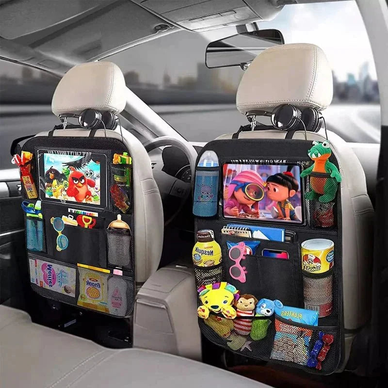 Car Backseat Organizer with Tablet Holder – Keep Your Car Clutter-Free!