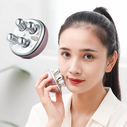 Face Massager Mask with EMS Microcurrent for Skin Care - Facial Roller for Face and Body
