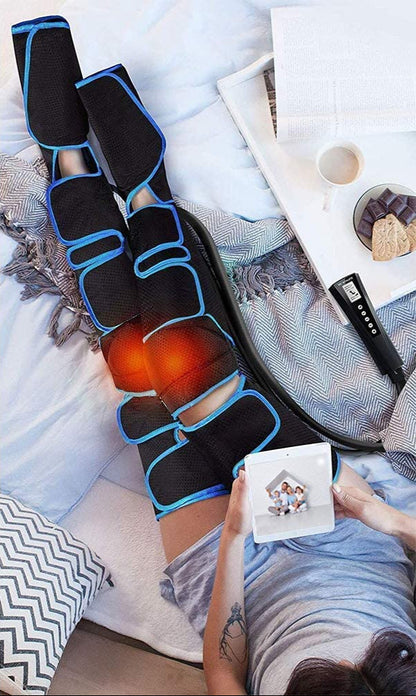 Leg Compression Therapy & Massager Wrap- Sports Leg Compression Sleeve