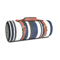 Blue Mocha Stripes