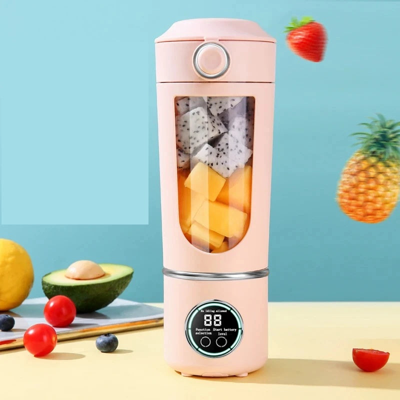 Portable Juice Blender Bottle – 700ML Durable 2-in-1 Smoothie Maker with Steel Blades for Shakes and On-the-Go Energy