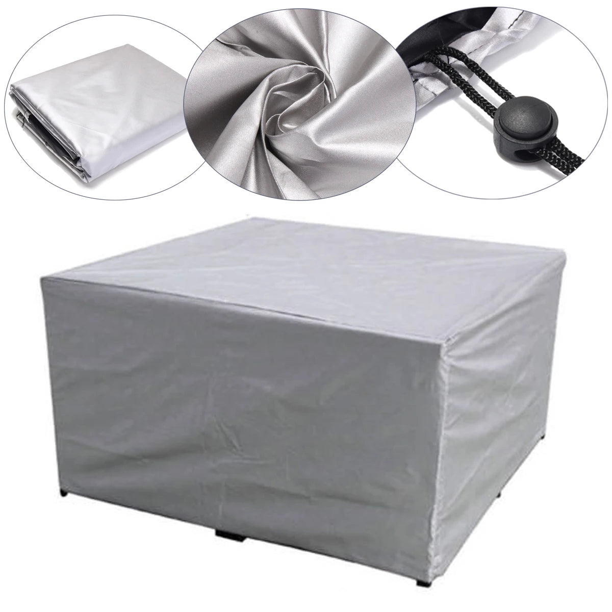 Outdoor Garden Furniture Rain Cover - Heavy Duty Waterproof Dust Shield for Patio Chair, Sofa, and Table Protection