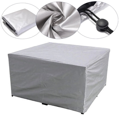 Outdoor Garden Furniture Rain Cover - Heavy Duty Waterproof Dust Shield for Patio Chair, Sofa, and Table Protection
