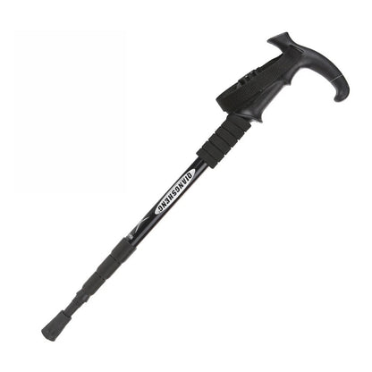 Five Section Telescopic Trekking Pole – Lightweight Walking Stick for Hiking, Camping, Nordic Fitness, or Elderly Outdoor Adventures