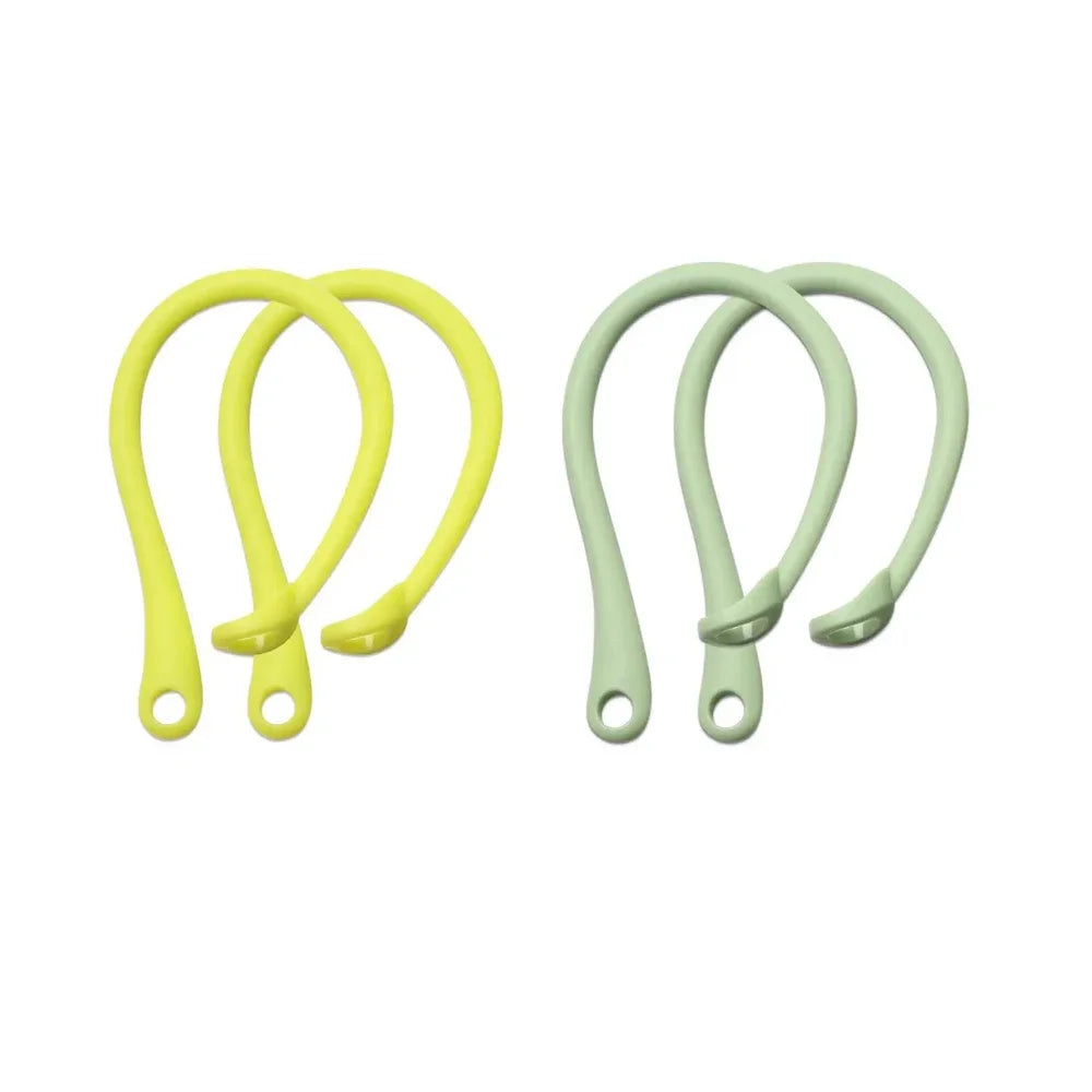 Anti-Fall Silicone Sports Earhooks – Secure Bluetooth Earphone Protector for AirPods, Wireless Earbuds & Active Lifestyles